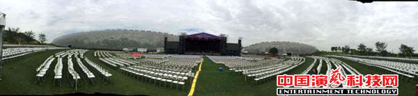 擴(kuò)聲及錄音系統(tǒng)的設(shè)計“辰山草地廣播音樂節(jié)”效果圖