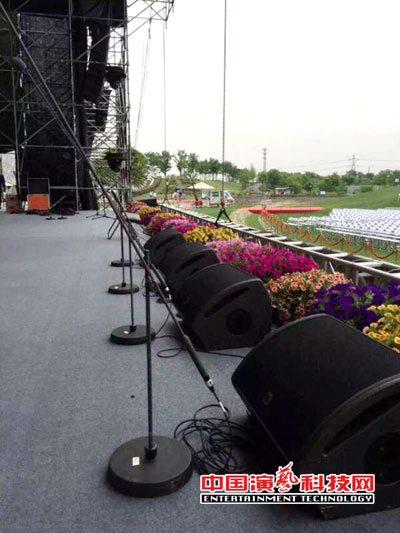 擴(kuò)聲及錄音系統(tǒng)的設(shè)計“辰山草地廣播音樂節(jié)”效果圖