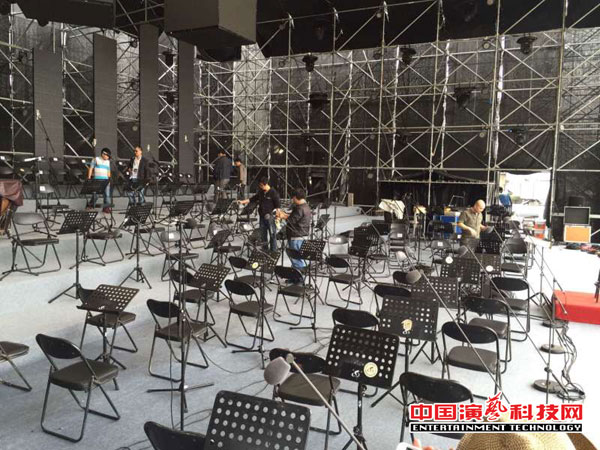 擴(kuò)聲及錄音系統(tǒng)的設(shè)計“辰山草地廣播音樂節(jié)”效果圖