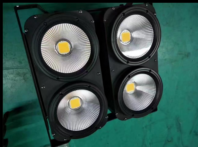 舞臺燈光 LED 四眼觀眾燈COB面光燈適用于哪些場所？效果圖